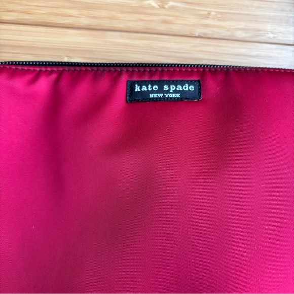 Kate Spade vintage 90s cherry red satin shoulder bag - Picture 2 of 4